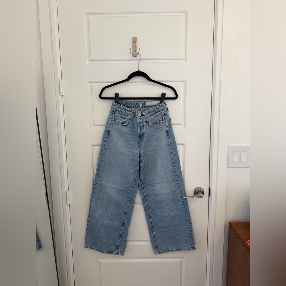 rag & bone Maya High Rise Wide-Leg Jeans in Hermosa - Picture 6 of 9
